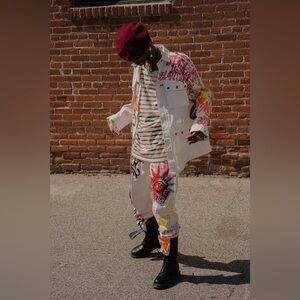 Faith-Connexion Graffiti Utility Jacket